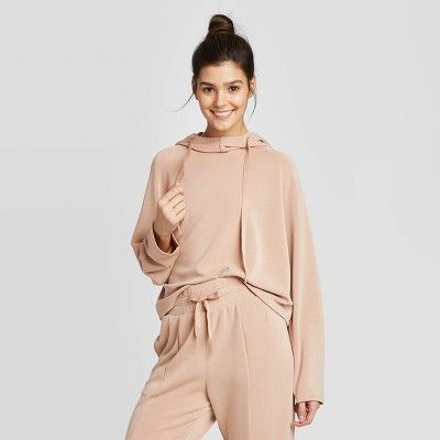 Women's Slounge Sweatshirt - JoyLab™ Dusty Peach | Target