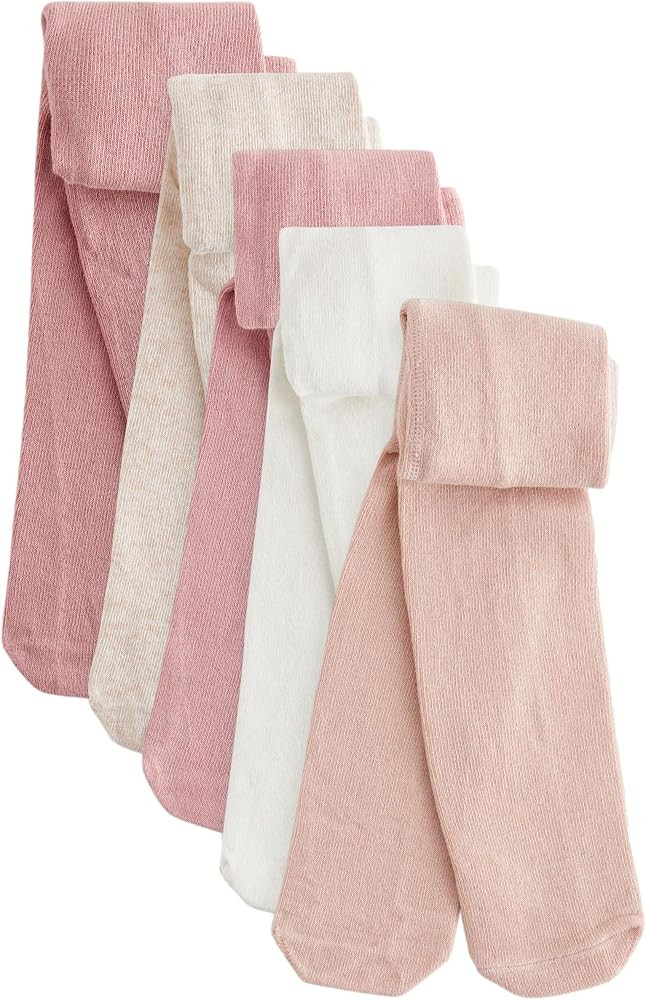 NEXT Newborn Girls Baby Tights 5 Pack | Amazon (US)