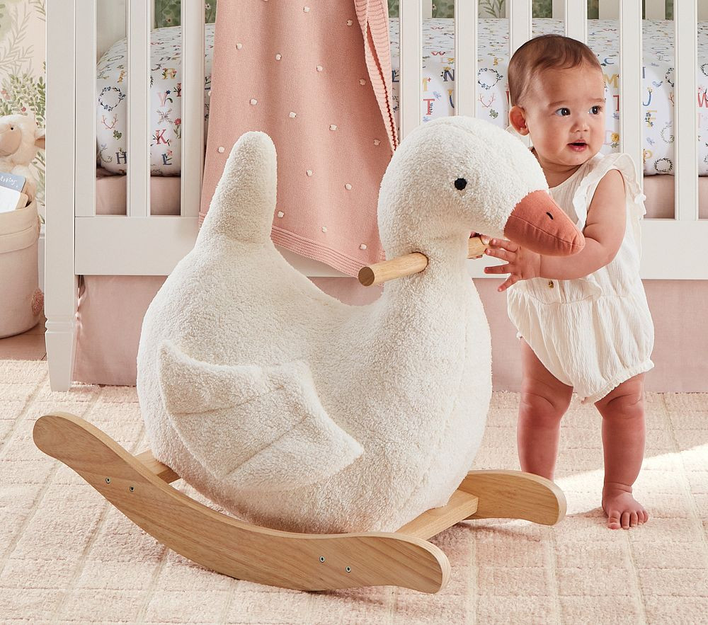 Duckling Plush Nursery Rocker | Pottery Barn Kids