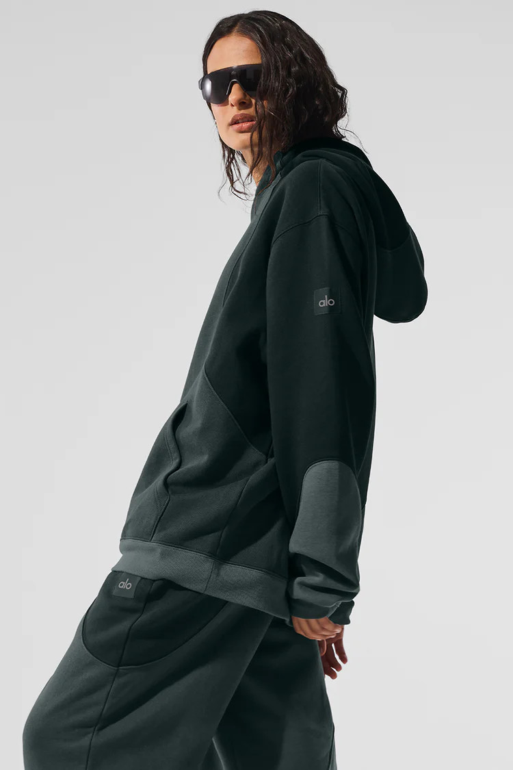 Make Waves Hoodie - Charcoal Green Tonal | Alo Yoga (US)