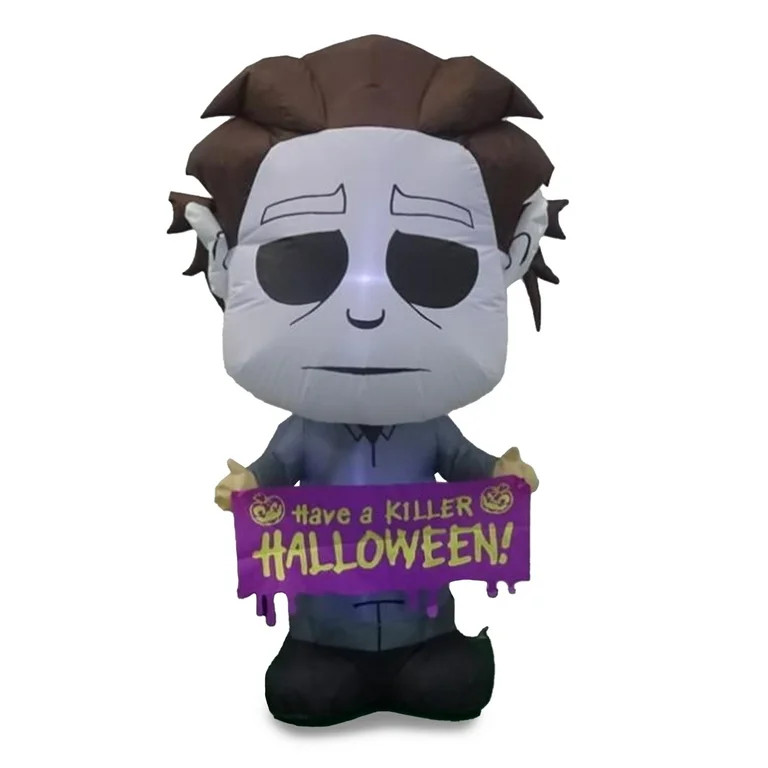 60 Inch Michael Myers with Have a Killer Halloween Banner Universal for Halloween by Airblown Inf... | Walmart (US)