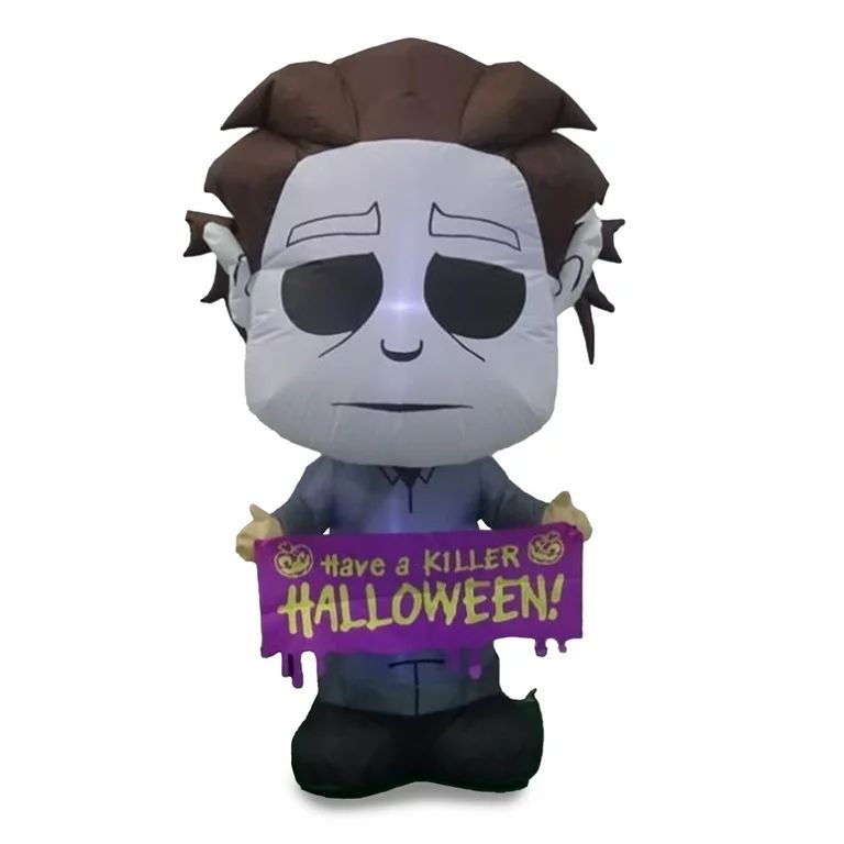 60 Inch Michael Myers with Have a Killer Halloween Banner Universal for Halloween by Airblown Inf... | Walmart (US)