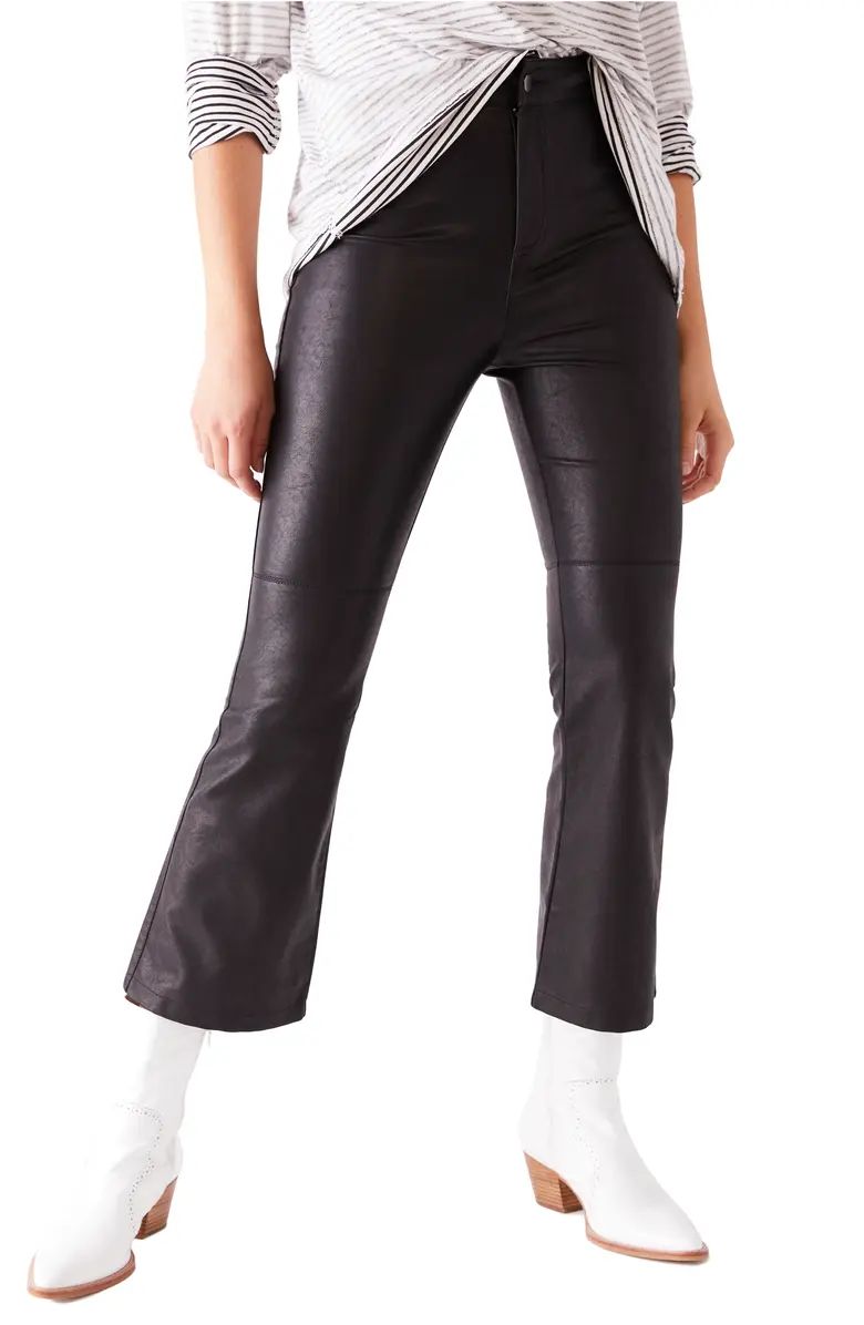 Sasha Crop Faux Leather Pants | Nordstrom
