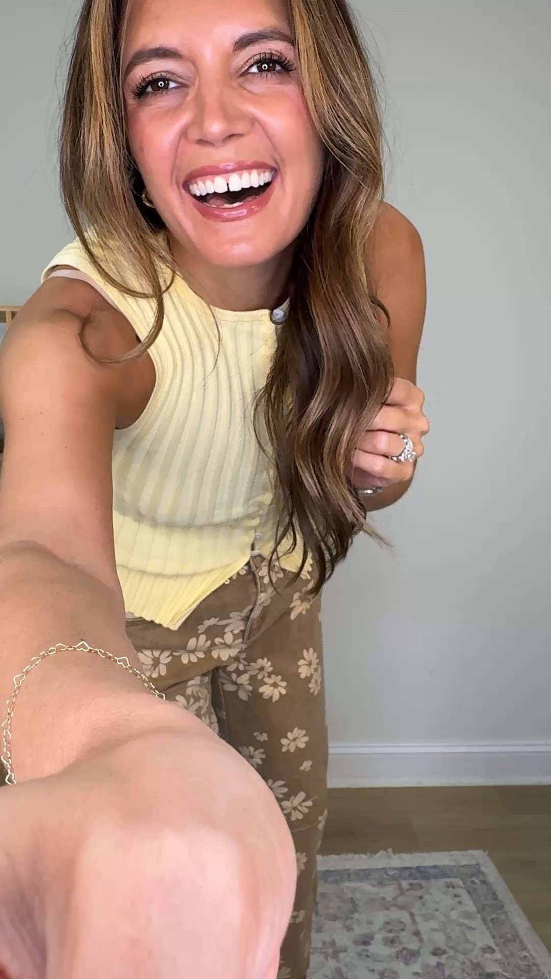 Free people inspired pants! Fall floral pants! In a size small but could have done XS. Verrrrry stretchy 

#LTKOver40