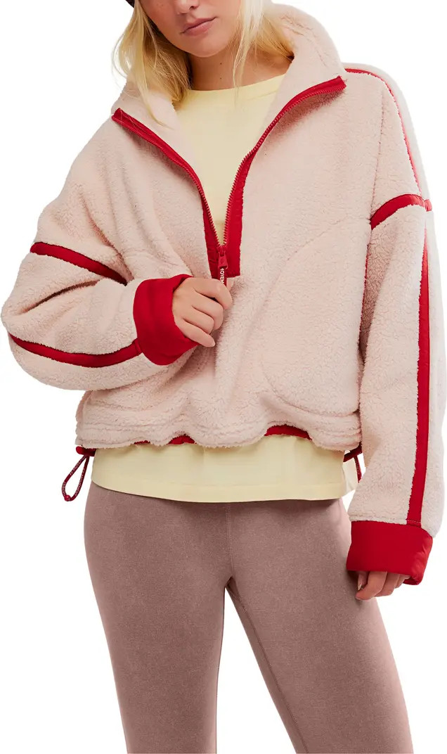 Free People FP Movement Mountain High Fleece Half Zip Pullover | Nordstrom | Nordstrom