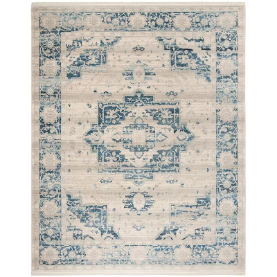 Vintage Persian VTP447 Power Loomed Indoor Area Rug - Ivory/Blue - 8'x10' - Safavieh | Target