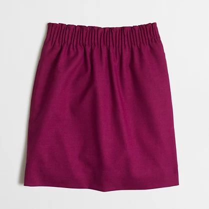 Factory pleated mini skirt | J.Crew Factory