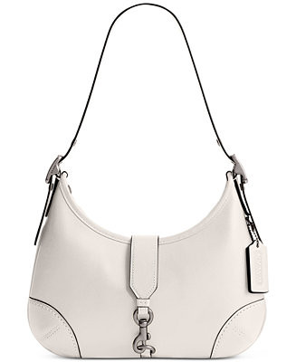 COACHHamptons Small Leather Hobo Bag | Macy's