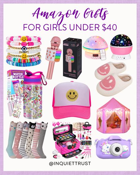 Surprise your little one with these fun and cute gifts, everything under $40!
#giftsforgirls #hairaccessories #kidsfavorites #amazonfinds

#LTKGiftGuide #LTKfindsunder50 #LTKkids