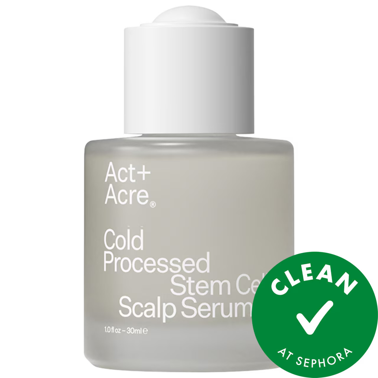 Act+Acre 2% Stem Cell H-2 Grow Complex Scalp Serum For Thicker-Looking Hair 1 oz/30 mL - 1 Month Supply | Sephora (US)