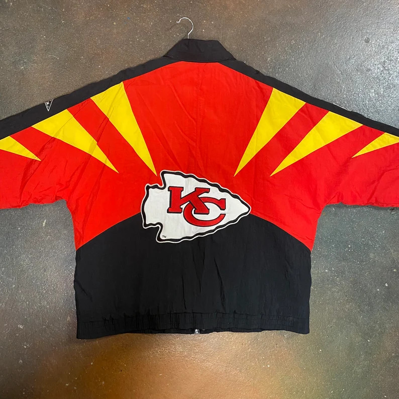 90s Kansas City Chiefs Apex Jacket XL - Etsy | Etsy (US)