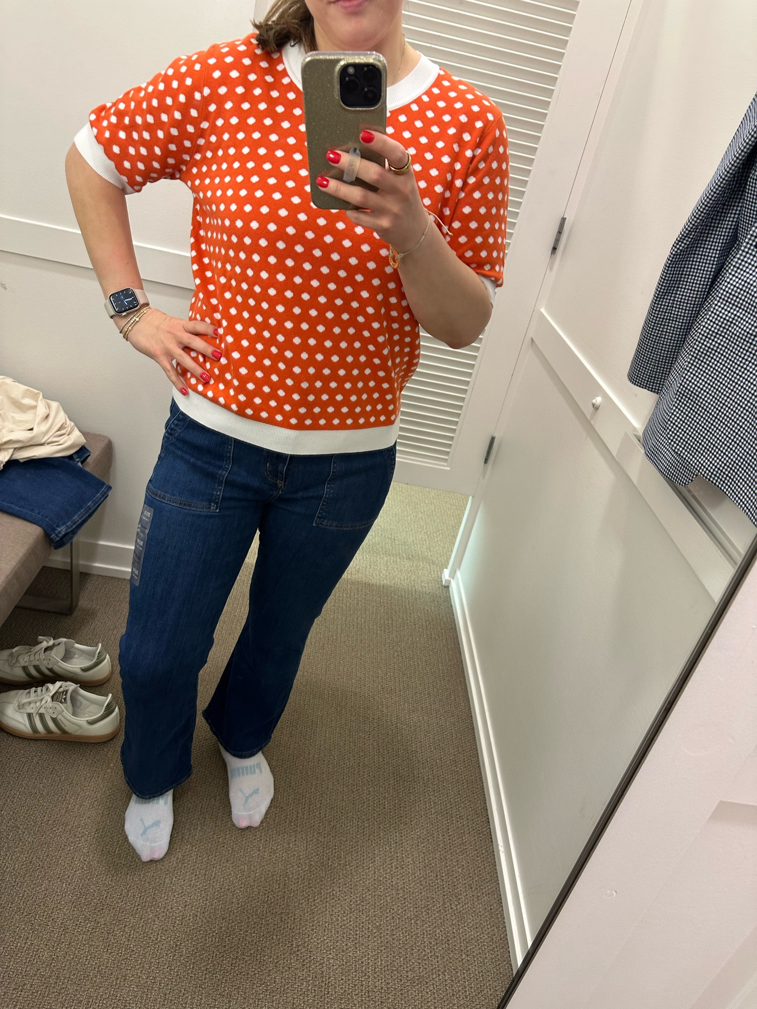 Do I look like a 🎃??? Loving the fall colors at @loft right now!!! 

#LTKSaleAlert #LTKWorkwear