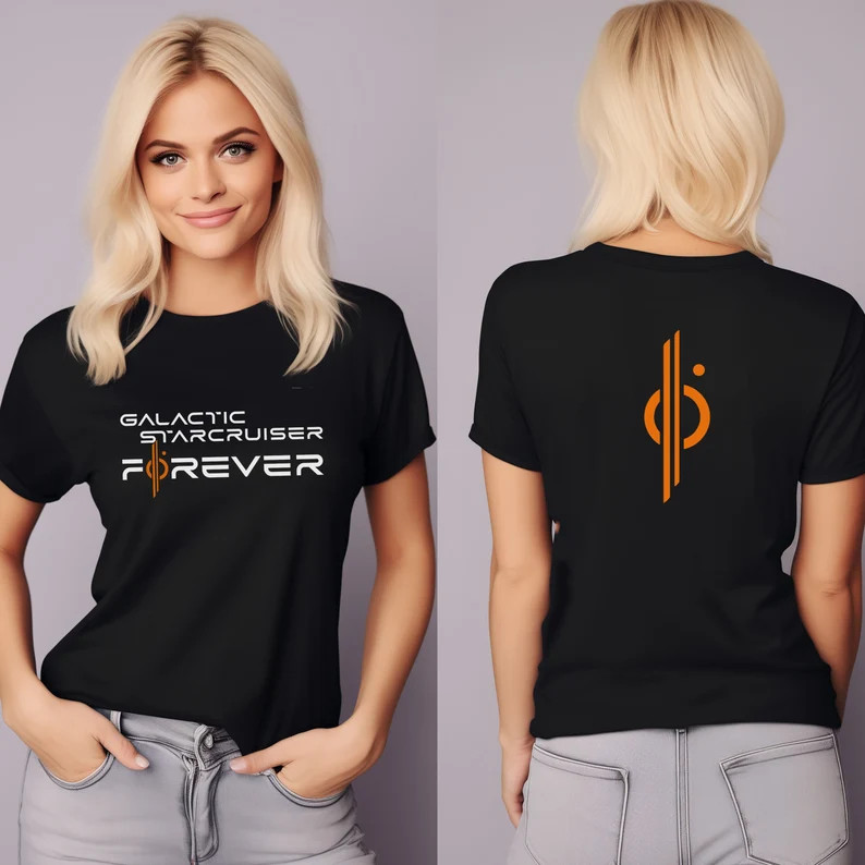 Galactic Starcruiser Forever Shirt, Halcyon Emblem on the Back, Chandrila Star Line, Ta' Bu E Tay... | Etsy (US)