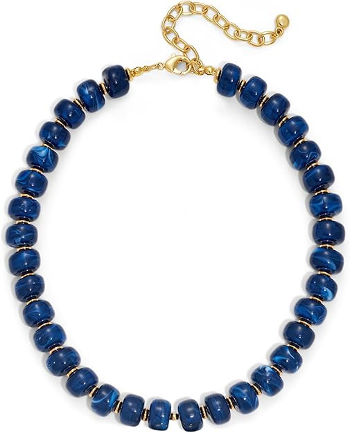 LILIE&WHITE Resin Chunky Beaded Necklace for Women Minimalistic Modern Statement Necklace Jewelry... | Amazon (US)