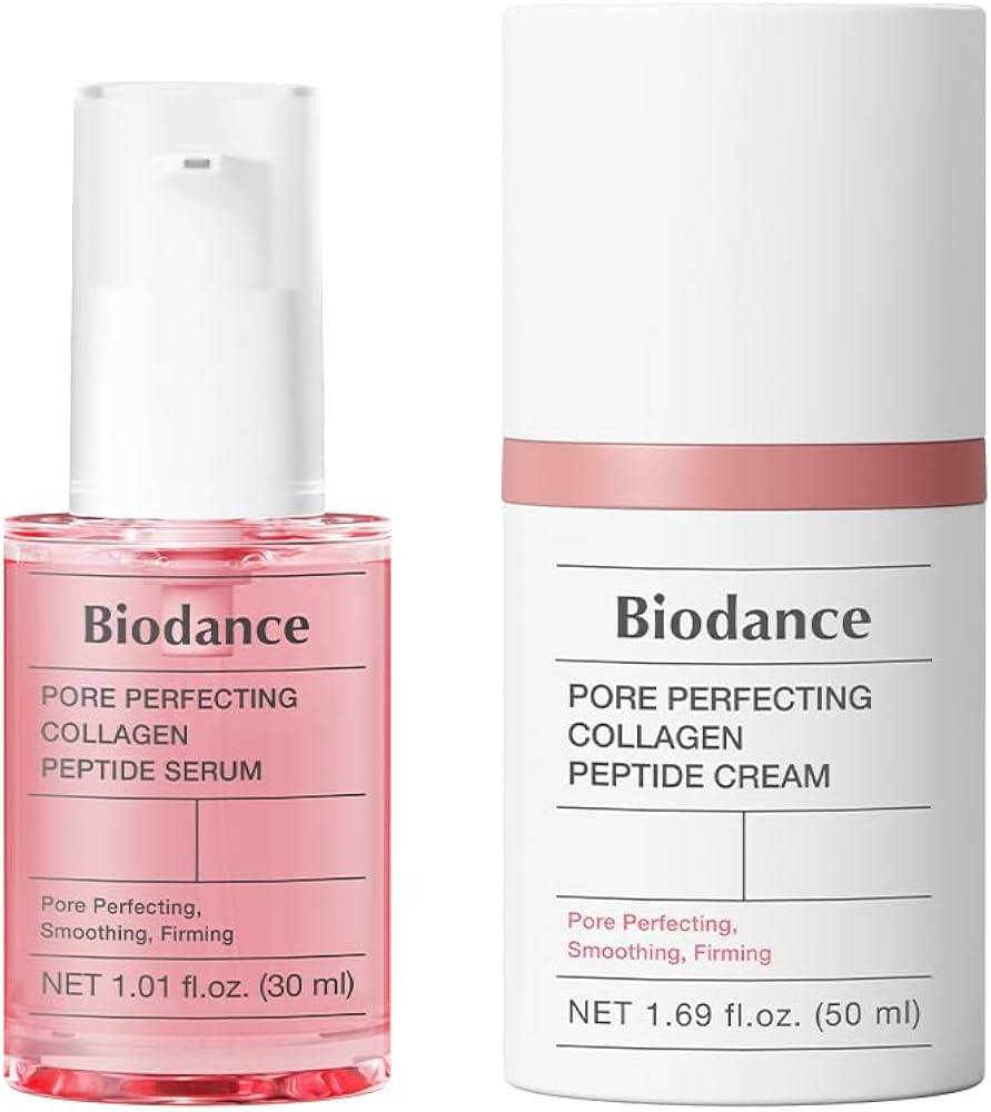BIODANCE Collagen Plumper Duo: Pore Perfecting Collagen Peptide Serum & Facial Moisturizer, Korea... | Amazon (US)