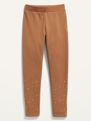 Cozy-Lined Graphic Leggings for Girls | Old Navy (US)