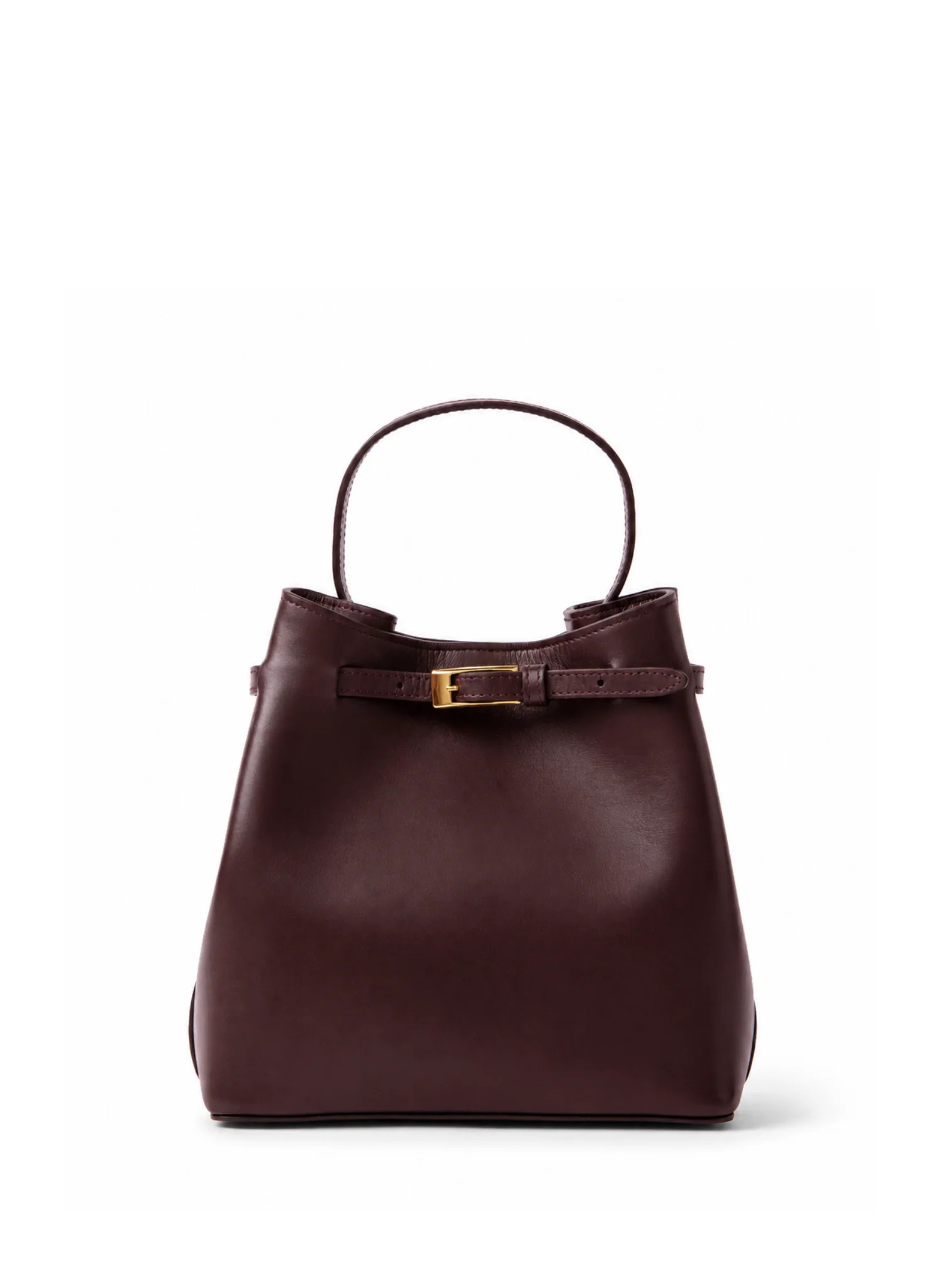 Belt Bag Small Leather Wine - French Bag -Elleme | Elleme