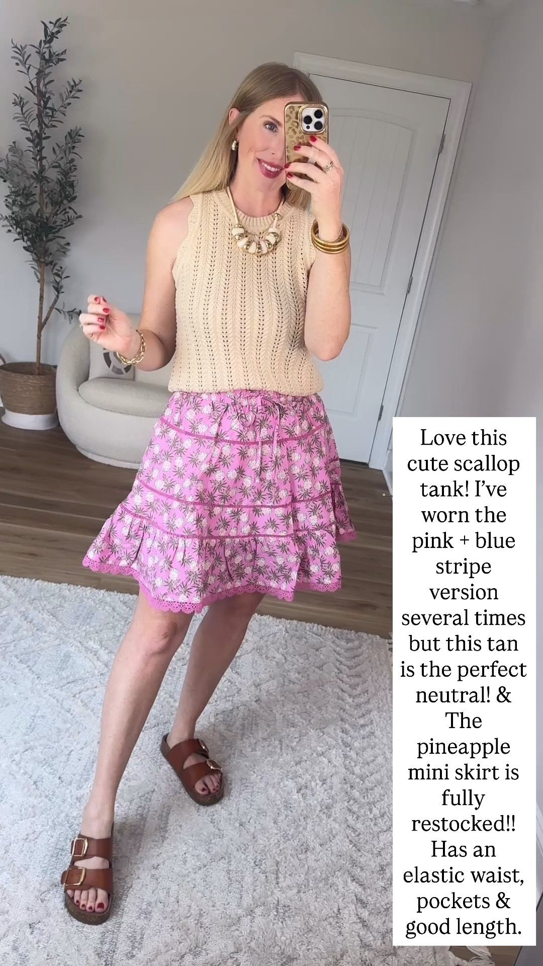 Walmart try on, free assembly, Walmart style, pineapple skirt, sweater tank

#LTKootd #LTKmomlife