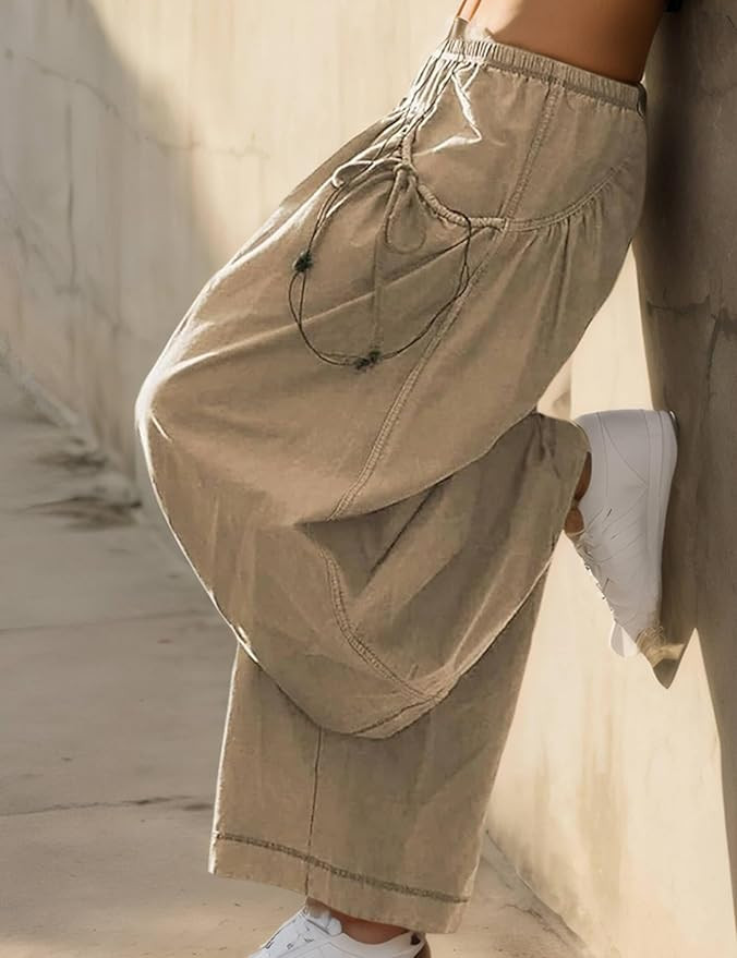 Women's Loose Wide Leg Track Pants Step by Step Pants Summer Wide Leg Lounge Casual Pant with Big... | Amazon (US)