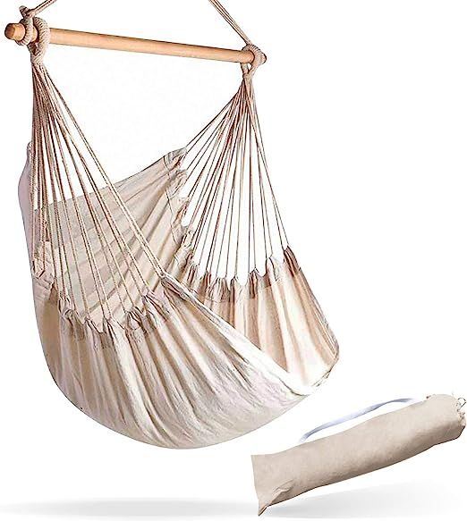 Hammock Sky Large Brazilian Hammock Chair Cotton Weave - Extra Long Bed - Hanging Chair for Yard,... | Amazon (US)