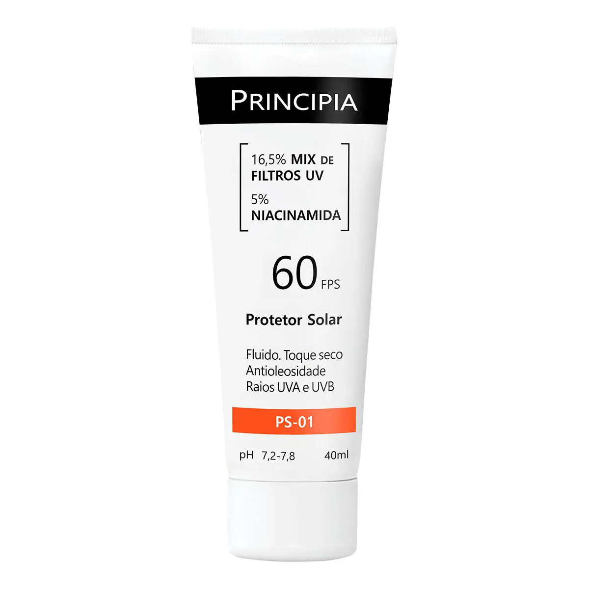 Protetor Solar Principia Skincare Ps-01 Fps 60 - 40Ml | DrogaRaia (BR)
