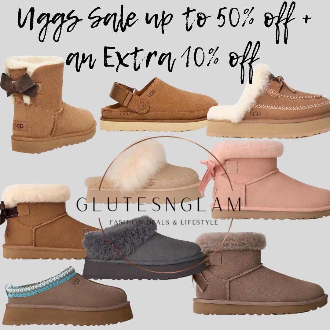 Ugg sale up to 50% off + an extra 10% off when you login to your rewards account (free to join) the extra 10% comes off automatically. Uggs, Ugg slippers, Ugg boots, kids Uggs, gifts for her  

#LTKSaleAlert #LTKFindsUnder100 #LTKSeasonal