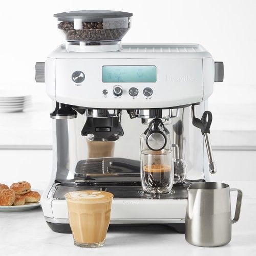 Breville Barista Pro Espresso Machine, Sea Salt | Williams-Sonoma