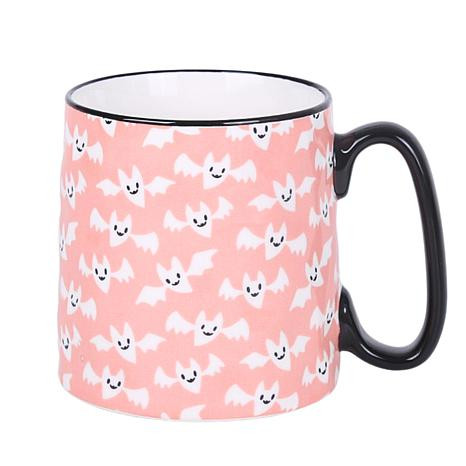 Bella Pink/White Bat Mug - Set of 4 - 23439894 | HSN | HSN