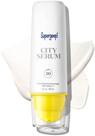 Supergoop! City Serum, 2 fl oz - SPF 30 PA+++ Anti-Aging Morning Lotion - Lightweight, Antioxidan... | Amazon (US)