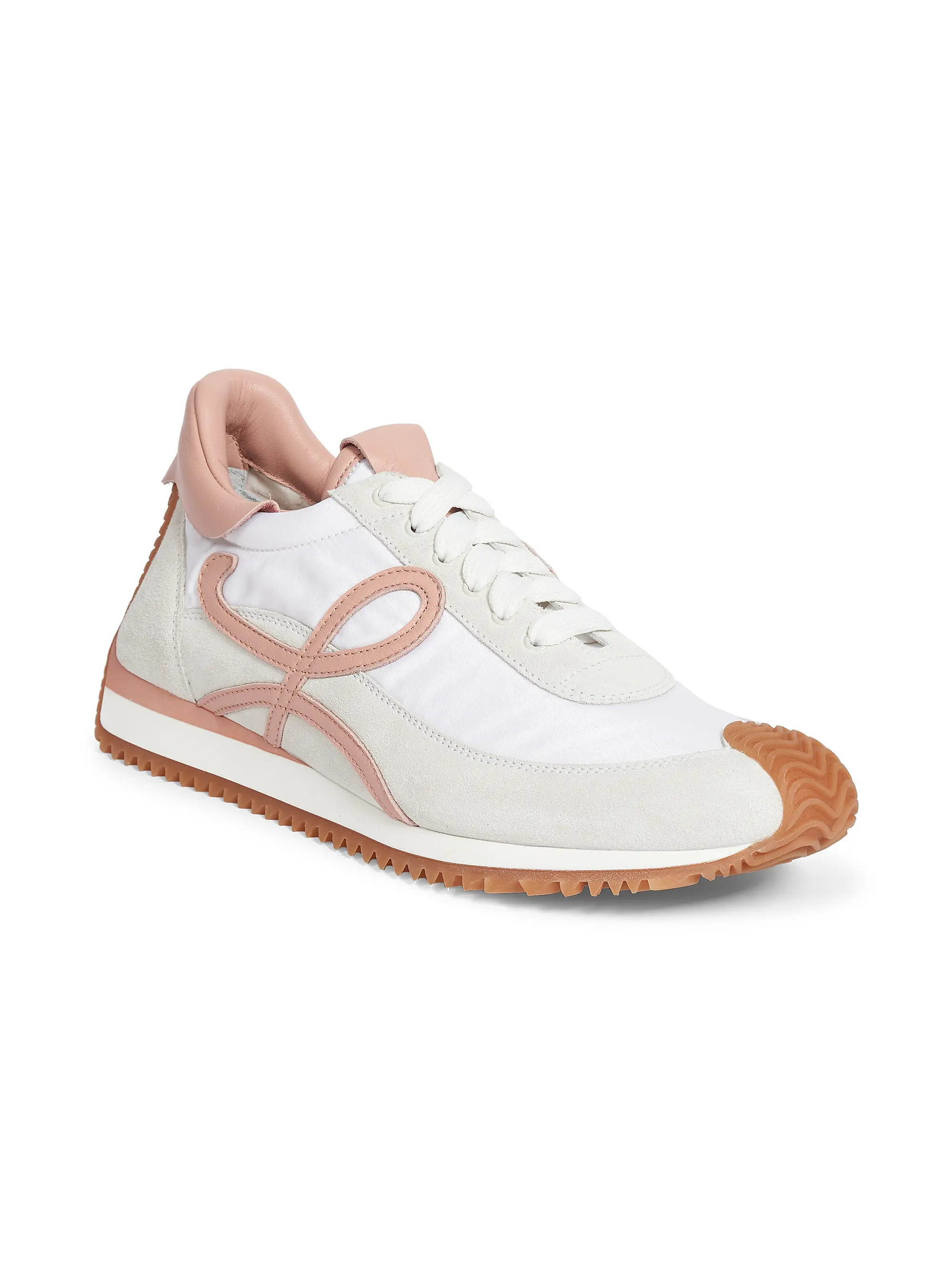 Flow Runner Mix Leather Sneakers | Saks Fifth Avenue