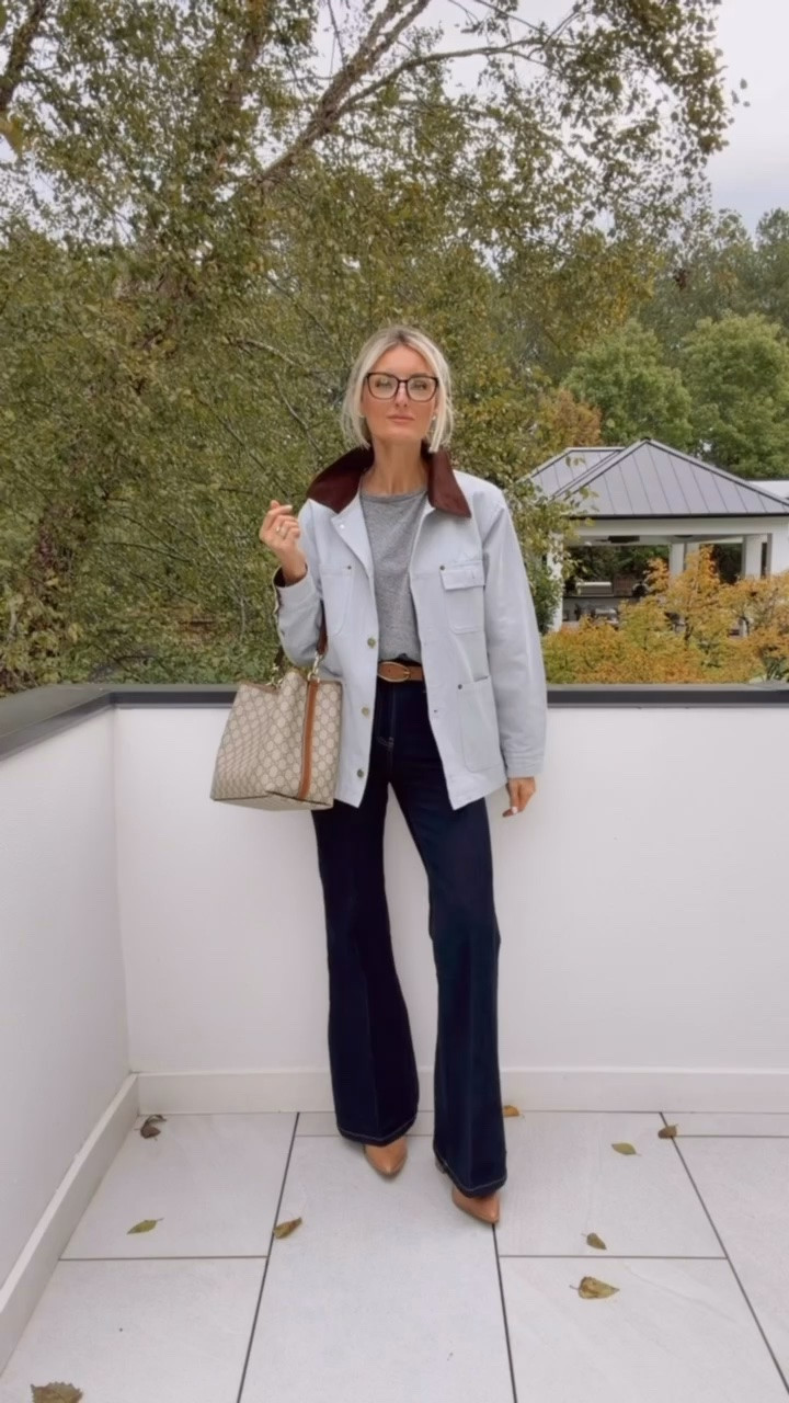 Can’t get enough of this dusty blue barn jacket with the brown collar 😍 Wearing S/25

Loverly Grey, Amazon, barn jacket, blue jacket, dark wash jeans, Walmart, fall outfit inspo 

#LTKootd #LTKSeasonal