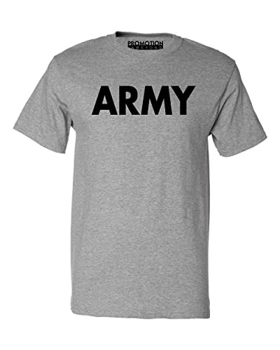 Army Men's T-Shirt | Military Training PT Exercise Workout Gear Veterans Service Family Support M... | Amazon (US)
