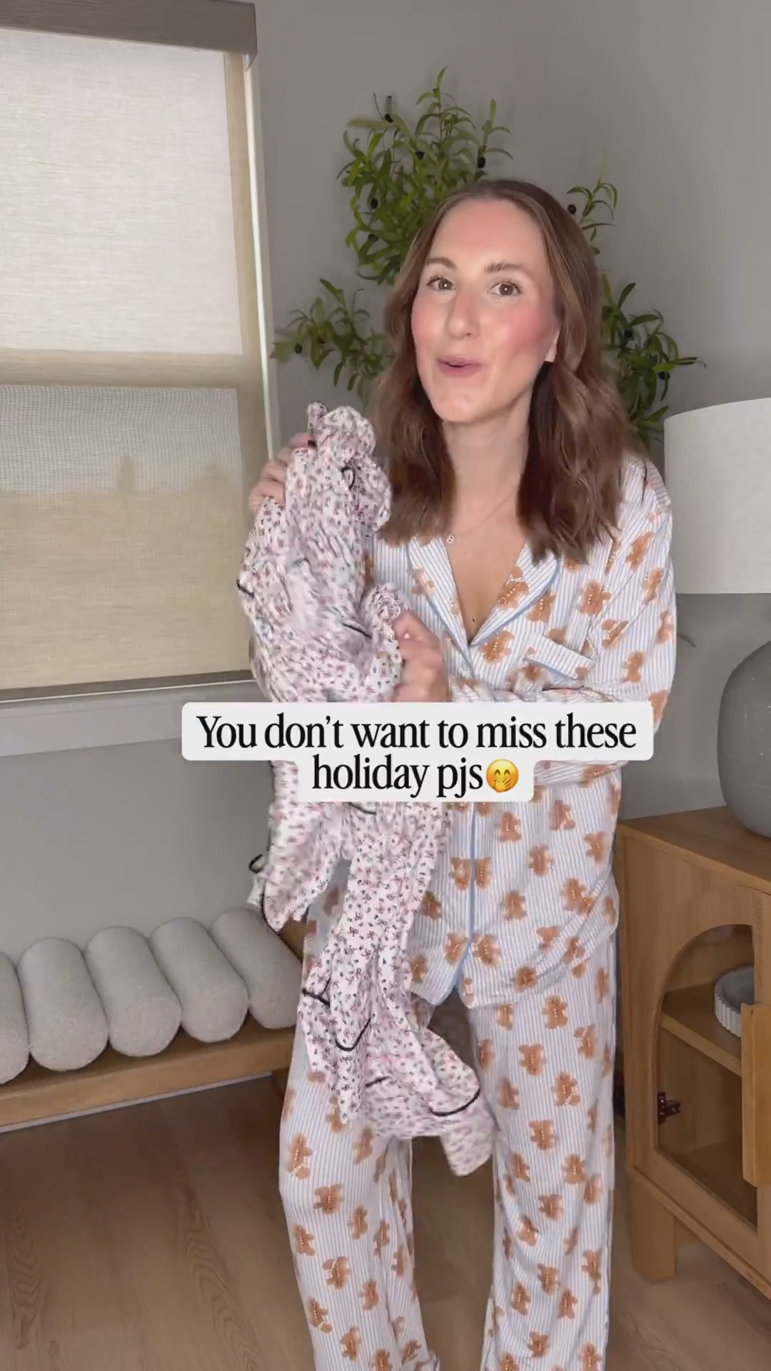 AERIE PJS ON SALE!
If there is one thing you want to buy early, it’s Christmas pjs! The cute ones ALWAYS sell out and you are going to want to start wearing them next month! The aerie pjs are my absolute favorite and they just dropped a bunch of cute new prints! I went with two prints that give understated Christmas vibes so I can wear them all winter long!

Wearing size small

Christmas pjs | aerie finds | try on | pajamas | matching pjs | gingerbread print 


#LTKCyberWeek #LTKGiftGuide #LTKHoliday