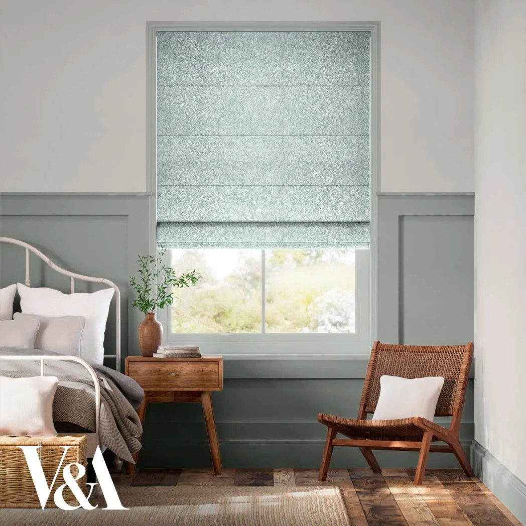 Roman Shades - William Morris Roman Shades | SelectBlinds.com | Select Blinds