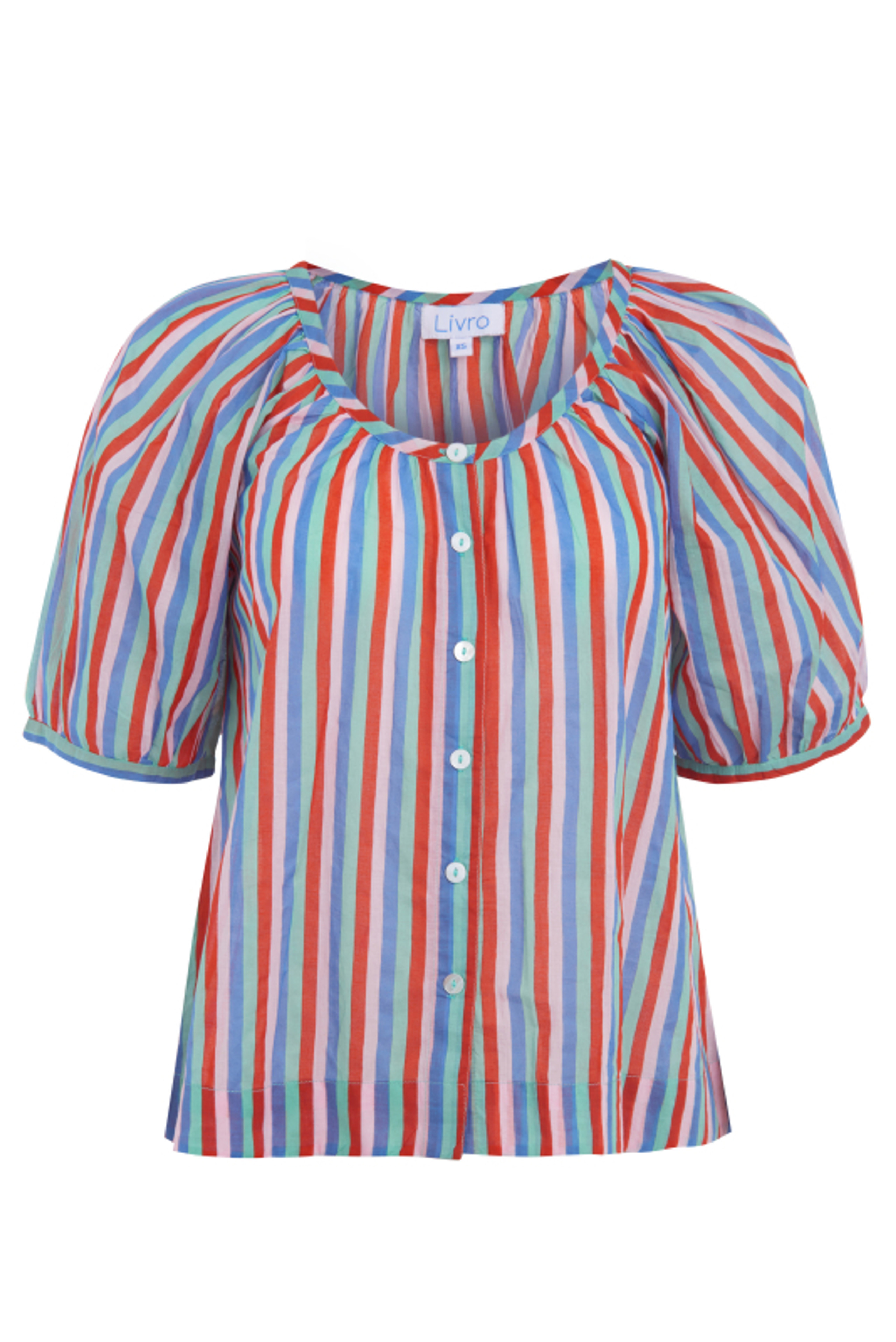 Livro Day Shirt, Summer Stripes | Monkee's of Mount Pleasant