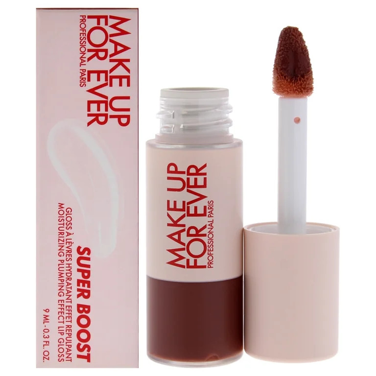 Super Boost Lip Gloss - 05 Anywhere Caffeine by Make Up For Ever for Women - 0.3 oz Lip Gloss | Walmart (US)