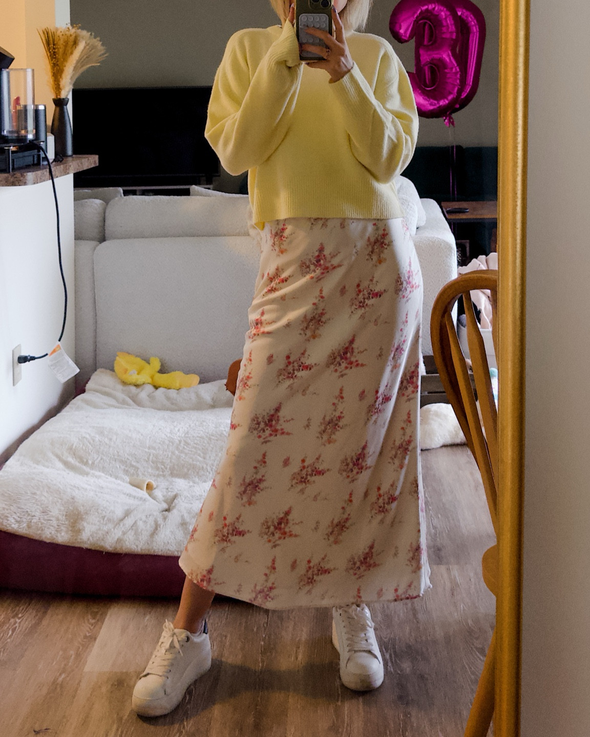 another fall transition fit

size S sweater
size S skirt - Maison Amory rented via Nuuly 

sneakers TTS - wore all over Europe because they’re so comfy and look so good with a dress or something more casual!

#LTKfindsunder50 #LTKshoecrush