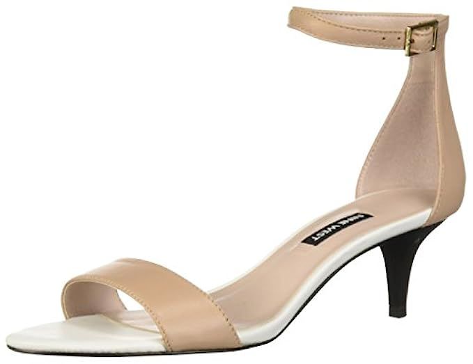 Nine West Women's Leisa Leather Heeled Dress Sandal | Amazon (US)