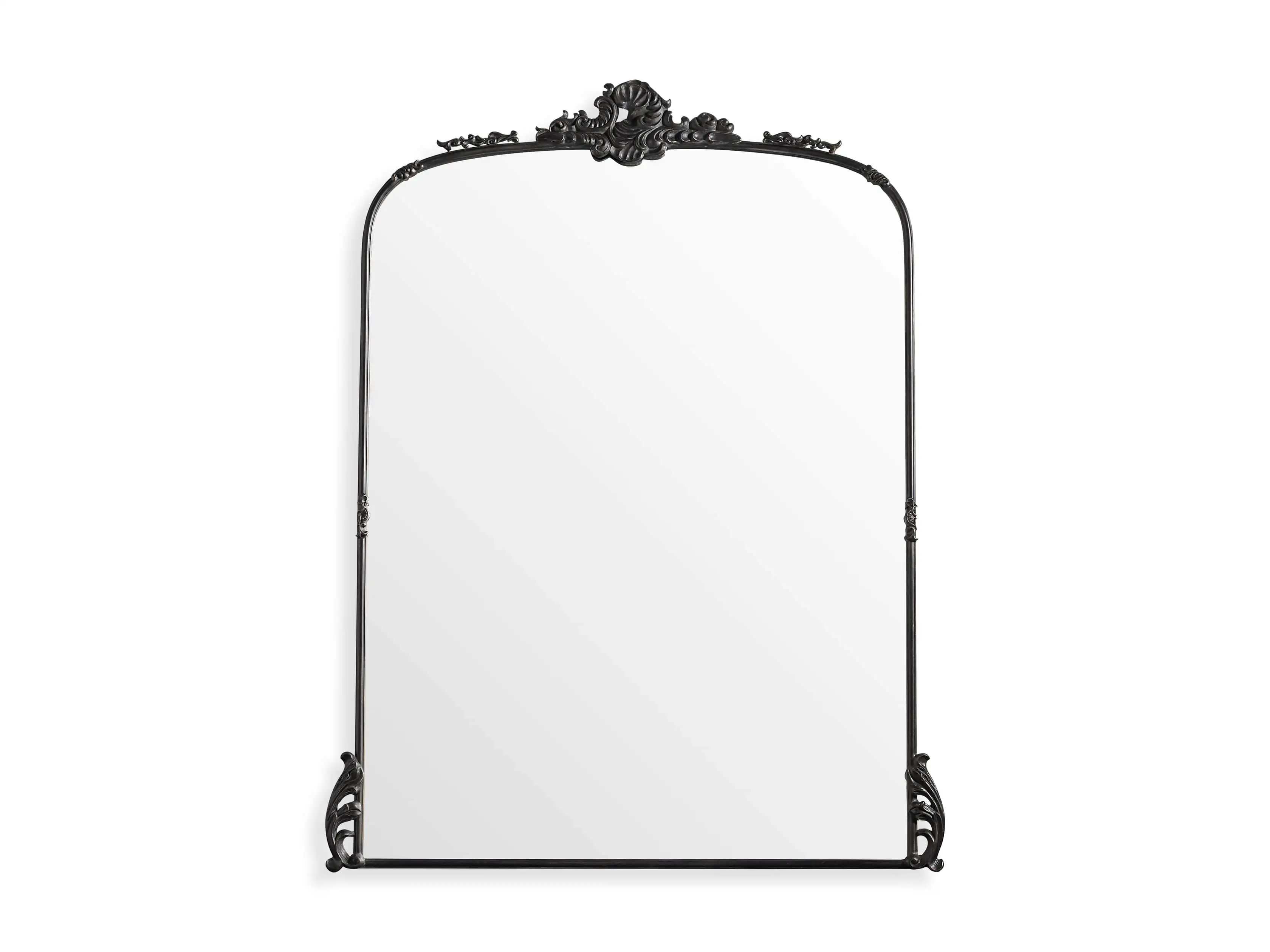 Amelie Grand Floor Mirror in Black | Arhaus