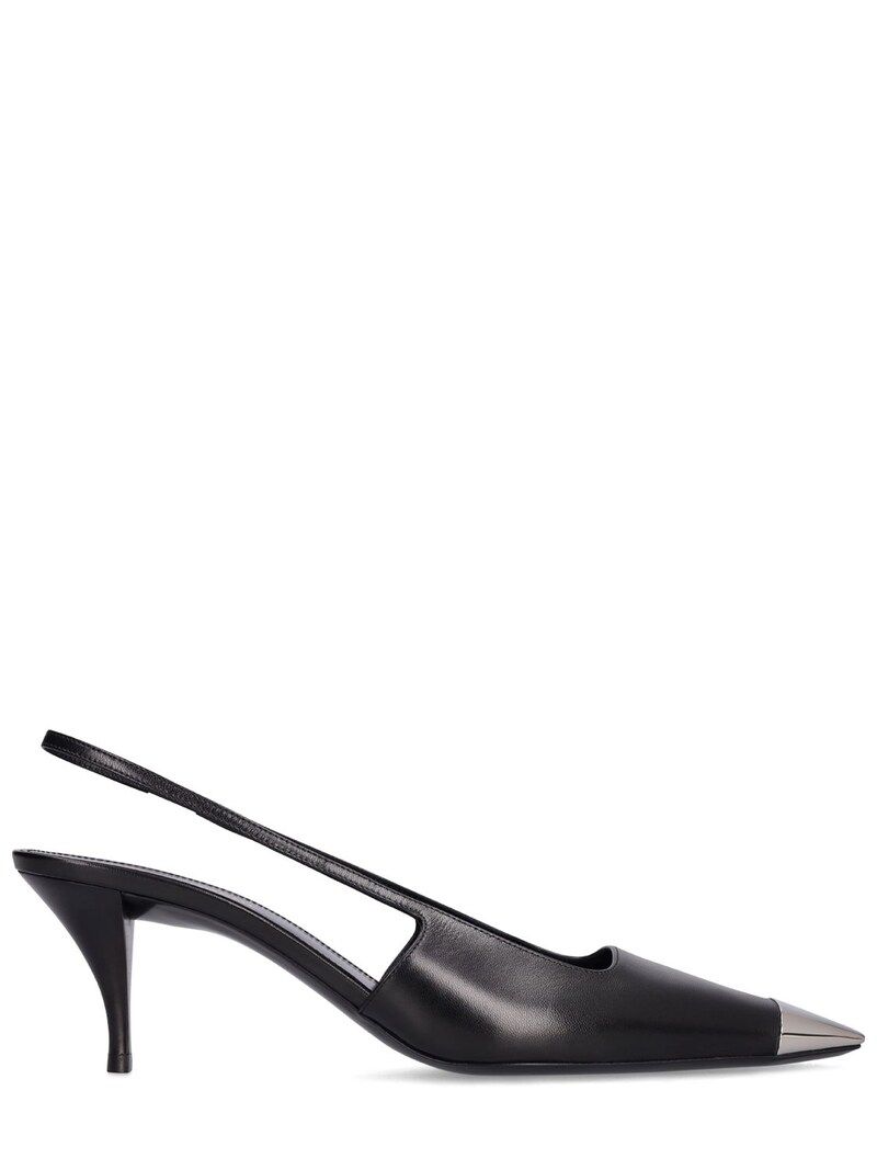 60mm Blade leather singback pumps | Luisaviaroma