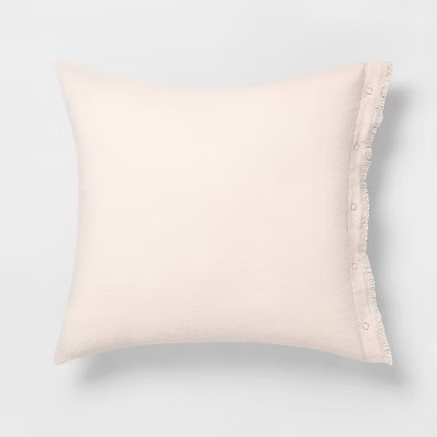 18x18 Throw Pillow Peach - Hearth & Hand™ with Magnolia | Target