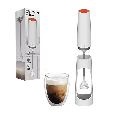 Sharper Image Milk Frother For Dense and Long Lasting Foam Creation, One Size, White | JCPenney