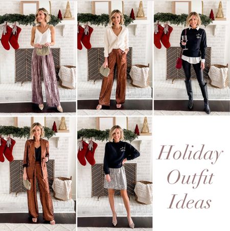 Target holiday outfit ideas! Loverly Grey is wearing an XS in everything! Some pieces are on sale too 👏

#LTKsalealert #LTKstyletip #LTKHoliday