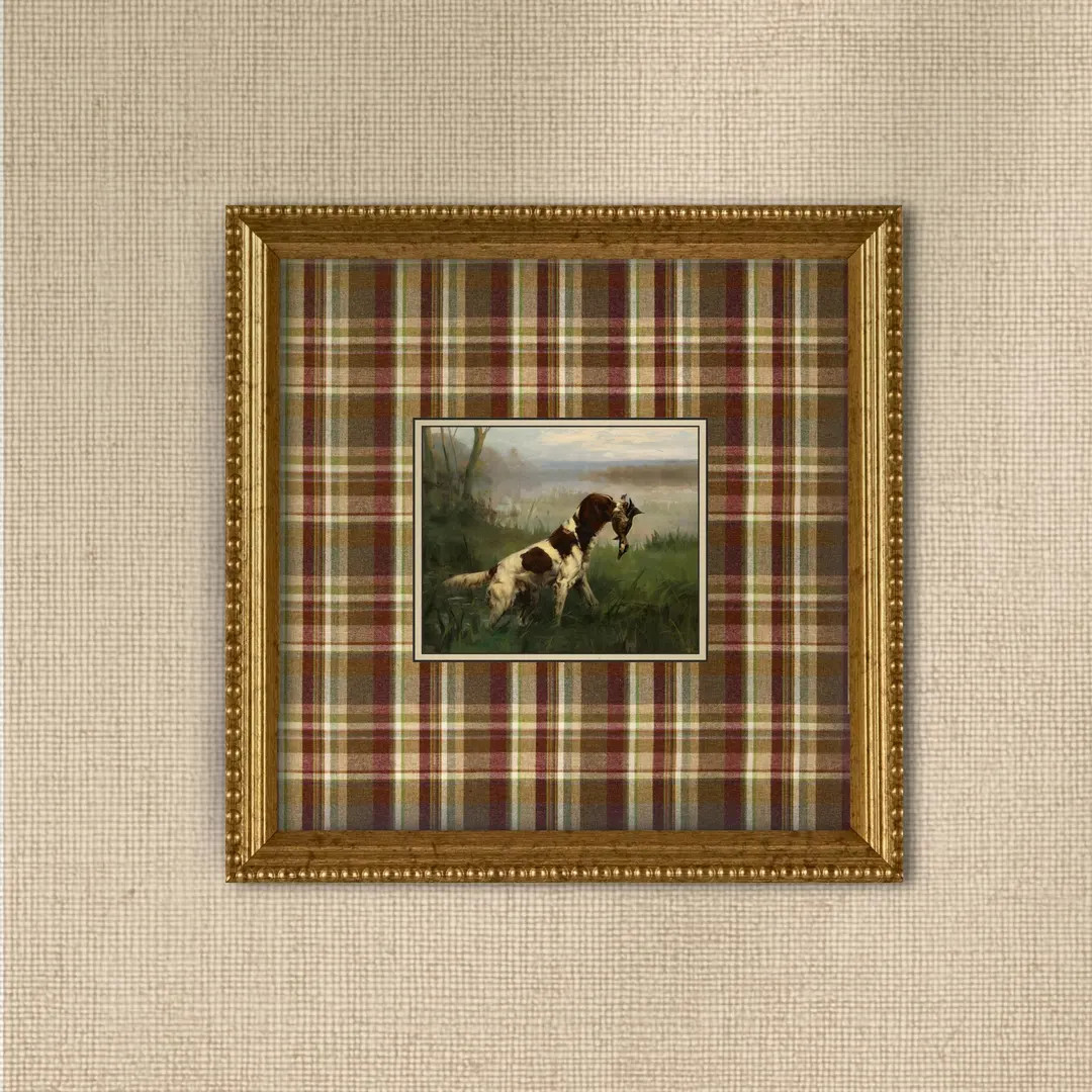 Fetch of the Season - Hunting Dog Art - FRAMED - 8x8", vintage art, dog art, home decor | Etsy (US)