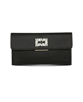 Woman's Sarah Slim Envelope Clutch With Brooch - Macy's | Macy's