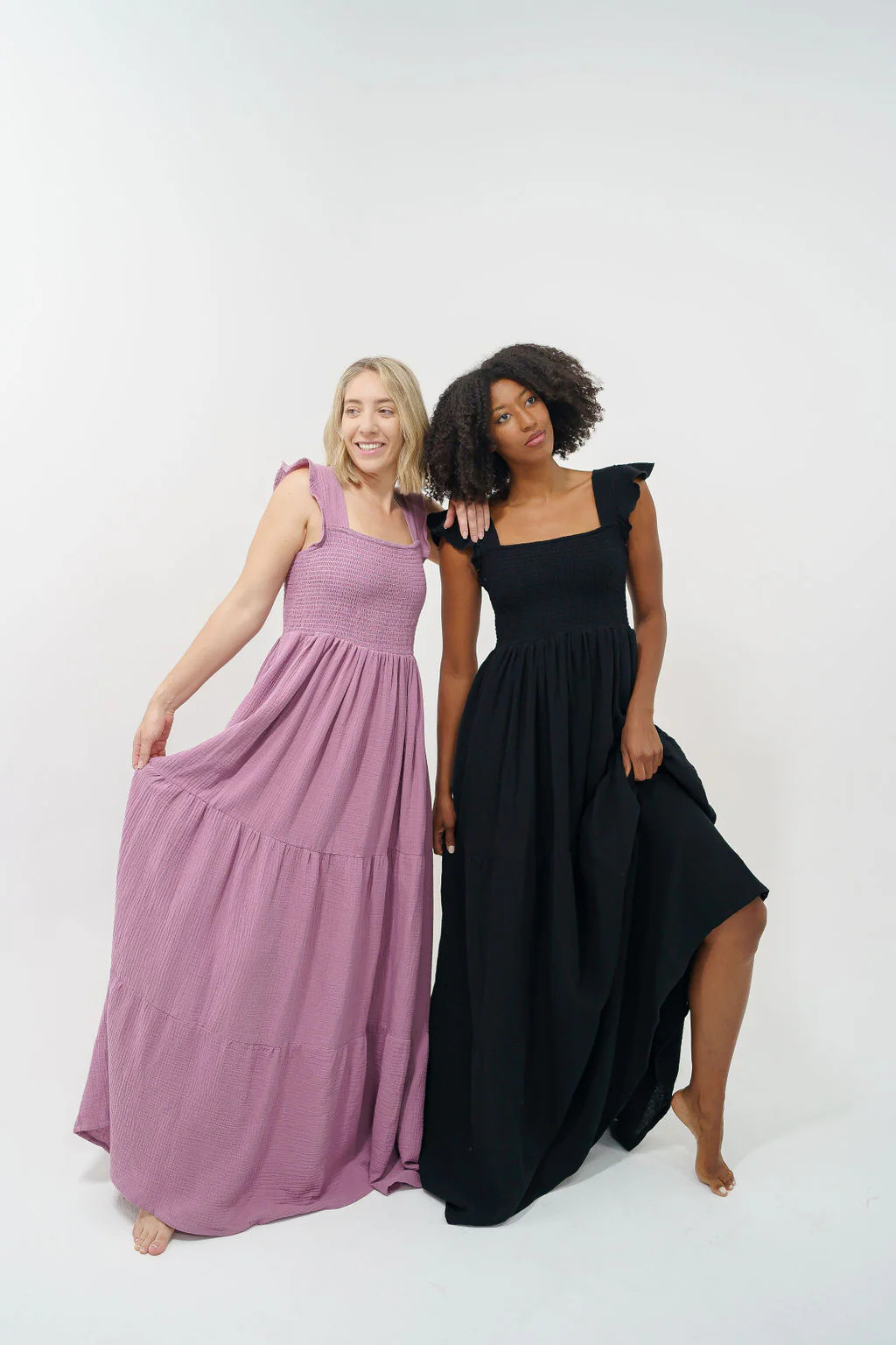 Tiered Cotton Maxi Dress for Tall Women | Liv Tall