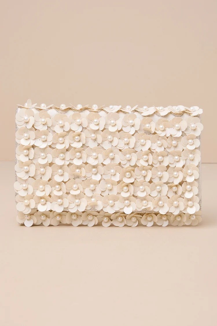 Ivory floral sequin pearl clutch — elegant, detailed, and perfect for weddings, events, and evening styling. Under $50.

Keywords:

* floral sequin clutch
* pearl beaded clutch
* ivory clutch bag
* statement evening bag
* bridal clutch
* beaded handbag
* formal clutch
* embellished clutch
* wedding guest accessory
* bridal outfit
* formal event styling
* evening wear accessories
* garden party outfit
* special occasion bag
* luxury accessories
* event ready look
* romantic aesthetic
* soft glam style
* bridal chic
* couture inspired fashion
* feminine elegance
* textured fashion
* quiet luxury
* delicate details

#LTKgrwm #LTKWedding #LTKMothersDay