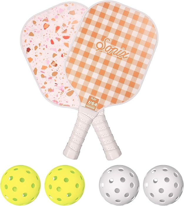 Sonix | USAPA Approved | Pickleball Paddles Set of 2 | Fiberglass Surface Pickleball Set with 2 R... | Amazon (US)