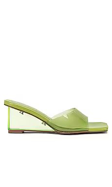 Song of Style Studio Wedge in Green from Revolve.com | Revolve Clothing (Global)