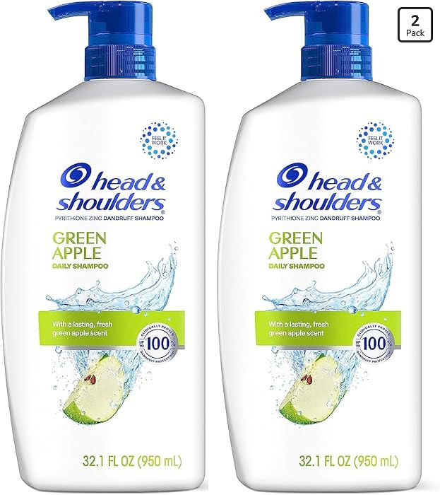 Head & Shoulders Anti-Dandruff Shampoo with 1% Pyrithione Zinc, Clinically Proven & Scalp Care Tr... | Amazon (US)